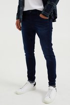 WE Fashion Heren skinny fit jeans van jog denim