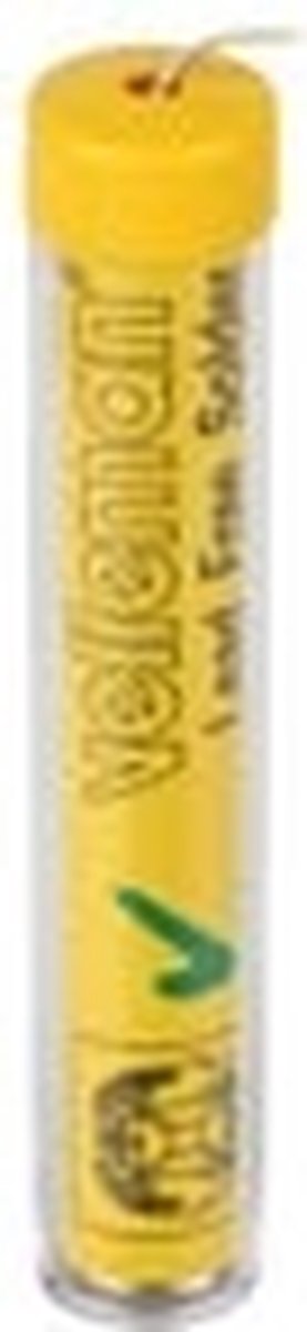 Velleman Soldeer, loodvrij, Sn 99.3 %, Cu 0.7 %, 1 mm, 15 g, tube