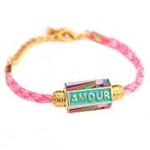 Armband amour pink