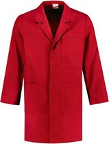 Stofjas 100% katoen rood maat 3XL
