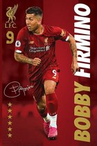 Liverpool FC Poster - Bobby Firmino - 91.5 X 61 Cm - Multicolor