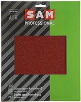 SAM professional schuurpapier droog korund grof - 3 stuks