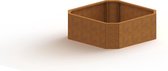 MySteel Cortenstaal plantenbak  Boston 800   - Hoogte: 400mm