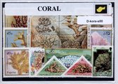 Koraal – Luxe postzegel pakket (A6 formaat) : collectie van verschillende postzegels van koraal – kan als ansichtkaart in een A6 envelop - authentiek cadeau - kado - geschenk - kaa