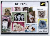 Kittens – Luxe postzegel pakket (A6 formaat) : collectie van verschillende postzegels van kittens – kan als ansichtkaart in een A6 envelop - authentiek cadeau - kado tip - geschenk