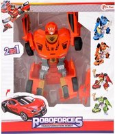 Roboforces transforamtion robot oranje 20,5 cm
