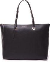 Coccinelle Lea Dames Handtas Leer - zwart