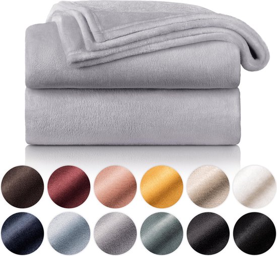 Blumtal Fleece Deken - Kabelgebreide look - 150x200 cm - Oeko Blumtal Fleece Deken - Kabelgebreide look - 150x200 cm - Oeko