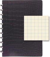 Atoma | Notebook Systeem | Pur | Copy book | croco edition | A4 | bruin | Geruit 5 mm