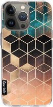 Casetastic Apple iPhone 13 Pro Hoesje - Softcover Hoesje met Design - Ombre Dream Cubes Print