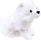 knuffelpoolvos Baby Polari 17 cm pluche wit