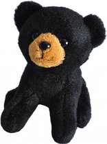 knuffel zwarte beer junior 13 cm pluche