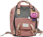 sleutelhanger smiley 8 cm roze