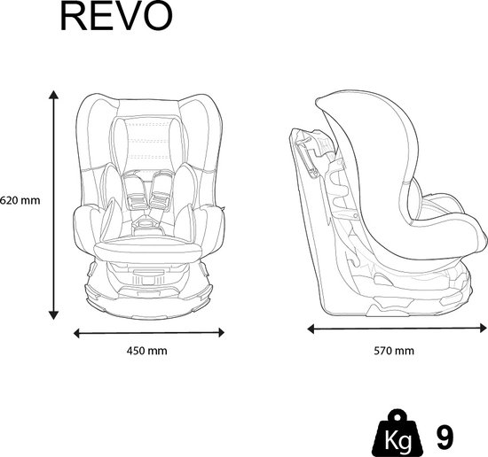 Siège d'auto pivotant Nania Revo SP Luxe rose