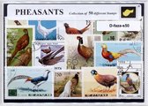 Fazanten – Luxe postzegel pakket (A6 formaat) : collectie van 50 verschillende postzegels van fazanten – kan als ansichtkaart in een A6 envelop - authentiek cadeau - kado tip - ges