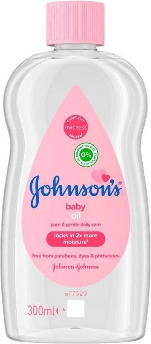 Johnson's Baby Olie Normaal- 3 x 300ml - Voordeelverpakking van Johnson's — afbeelding 2