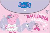 Peppa Pig Portfoliomap Junior A4 Polypropyleen Roze/lila