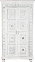 Kast DKD Home Decor Wit Mangohout (100 x 40 x 181 cm)