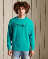 Superdry Heren Trui Source sweatshirt met ronde hals en Core-logo