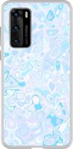 Smartphonebooster Telefoonhoesje - Back Cover - Geschikt Voor Huawei P40 - Blue En Blue