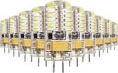 Ledlamp G4 12V 3W SMD2835 24LED 360 ° (10 stuks) - Warm wit licht - Overig - Pack de 10 - Wit Chaud 2300K - 3500K - SILUMEN