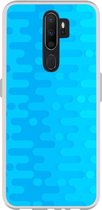 Smartphonebooster Telefoonhoesje - Back Cover - Geschikt Voor Oppo A5 (2020) - Blue En Blue