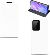 Geschikt voor Samsung Galaxy S20 Ultra Bookcase met Pashouder Wit