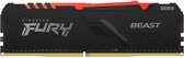 Kingston FURY Beast RGB RGB 8 GB DDR4 2666 MHz CL16-geheugen