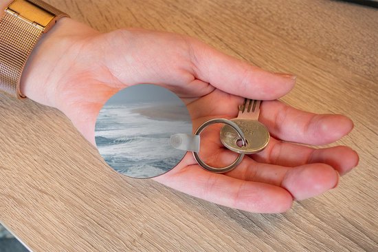 Porte-clés - Plage - Océan - Golf - Plastique - Rond - Cadeaux à distribuer