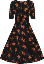 Autumn Lily Dress . Jurk - Vrouwen Jurk - Dames Jurk