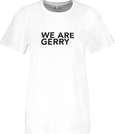 GERRY WEBER Dames Shirt WE ARE GERRY, GOTS weiß/weiß-XL
