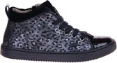 Romagnoli Zwarte Sneaker Leopard