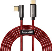 Baseus Legend Series USB-C naar USB-C Kabel 100W Rood 1M