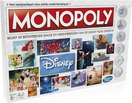 Thuisland Pickering Boven hoofd en schouder Monopoly Disney | Games | bol.com