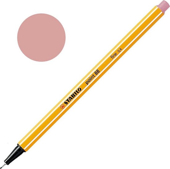 STABILO point 88 - Fineliner 0,4 mm - Blush - per stuk