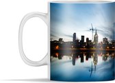 Mok - Skyline van het Canadase Montreal aan Saint Lawrence rivier - 350 ml - Beker