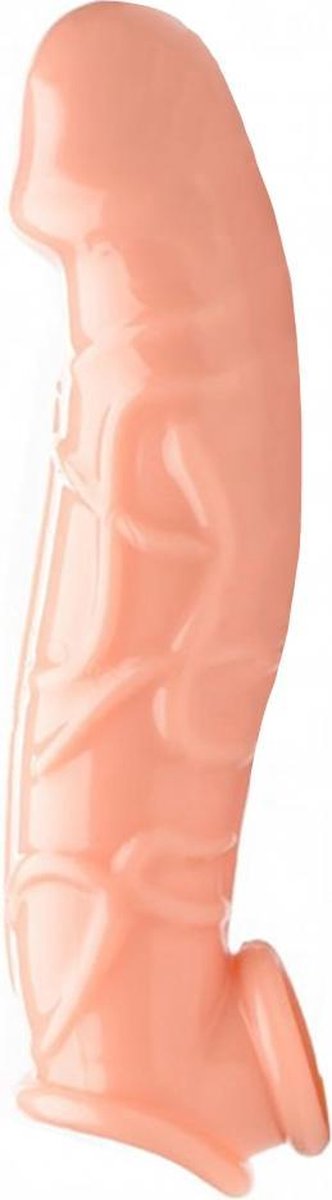 Size Matters Extender Gebogen Penissleeve - beige