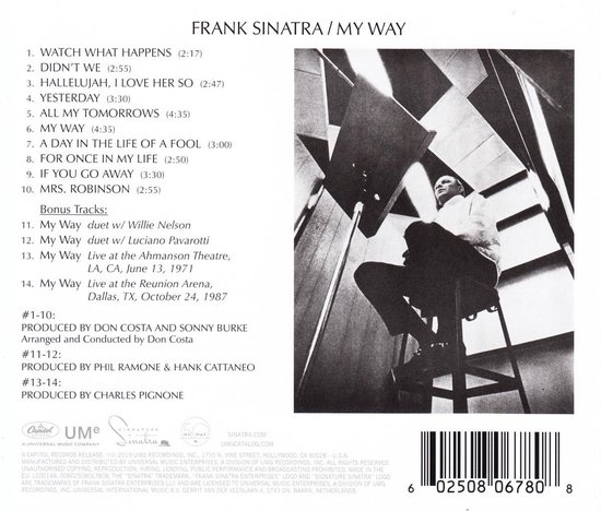 Frank Sinatra - My Way (CD) (50th Anniversary Edition) - Frank Sinatra