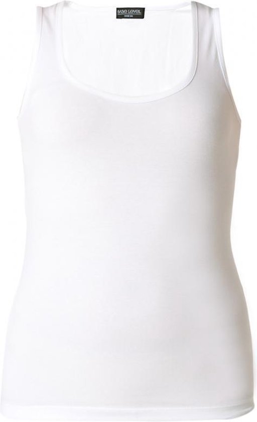 BASE LEVEL Yippie Top - White - maat 46