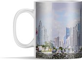 Mok - Een panoramisch uitzicht op de architectuur van Panama Stad - 350 ml - Beker
