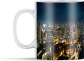 Mok - Nachtfoto van Manila - 350 ml - Beker