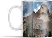 Mok - Panoramisch zicht op het Noord-Amerikaanse monument Mount Rushmore - 350 ml - Beker