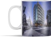 Mok - Het Onafhankelĳkheidsplein in het Zuid-Amerikaanse Montevideo - 350 ml - Beker
