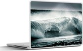 Laptop sticker - 13.3 inch - Zee - Golf - Horizon - 31x22,5cm - Laptopstickers - Laptop skin - Cover