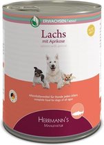 Herrmann's Bio Adult Honden Blikvoeding - Zalm met Abrikoos - 800 g