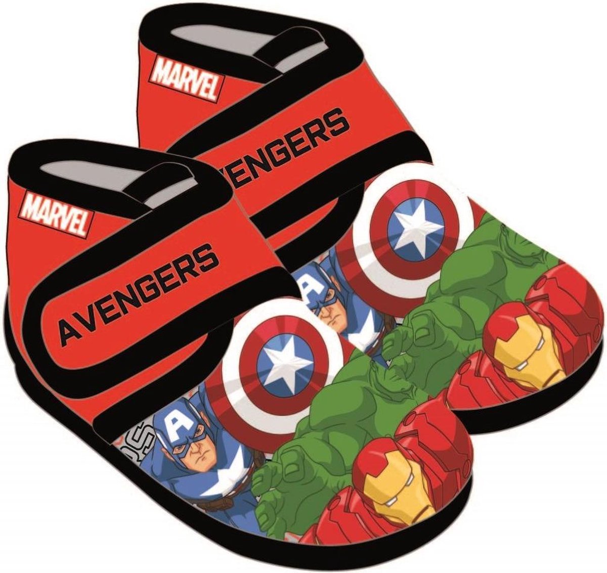 Marvel Avengers Sloffen Captain America Hulk Ironman