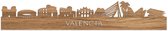 Skyline Valencia Eikenhout - 80 cm - Woondecoratie design - Wanddecoratie - WoodWideCities