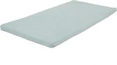 KATOEN HOUT Effen verwijderbare futon schuim - 60x120x4 cm - Watergroen