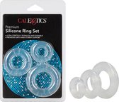 CalExotics - Premium Silicone Ring Set - Rings Transparant