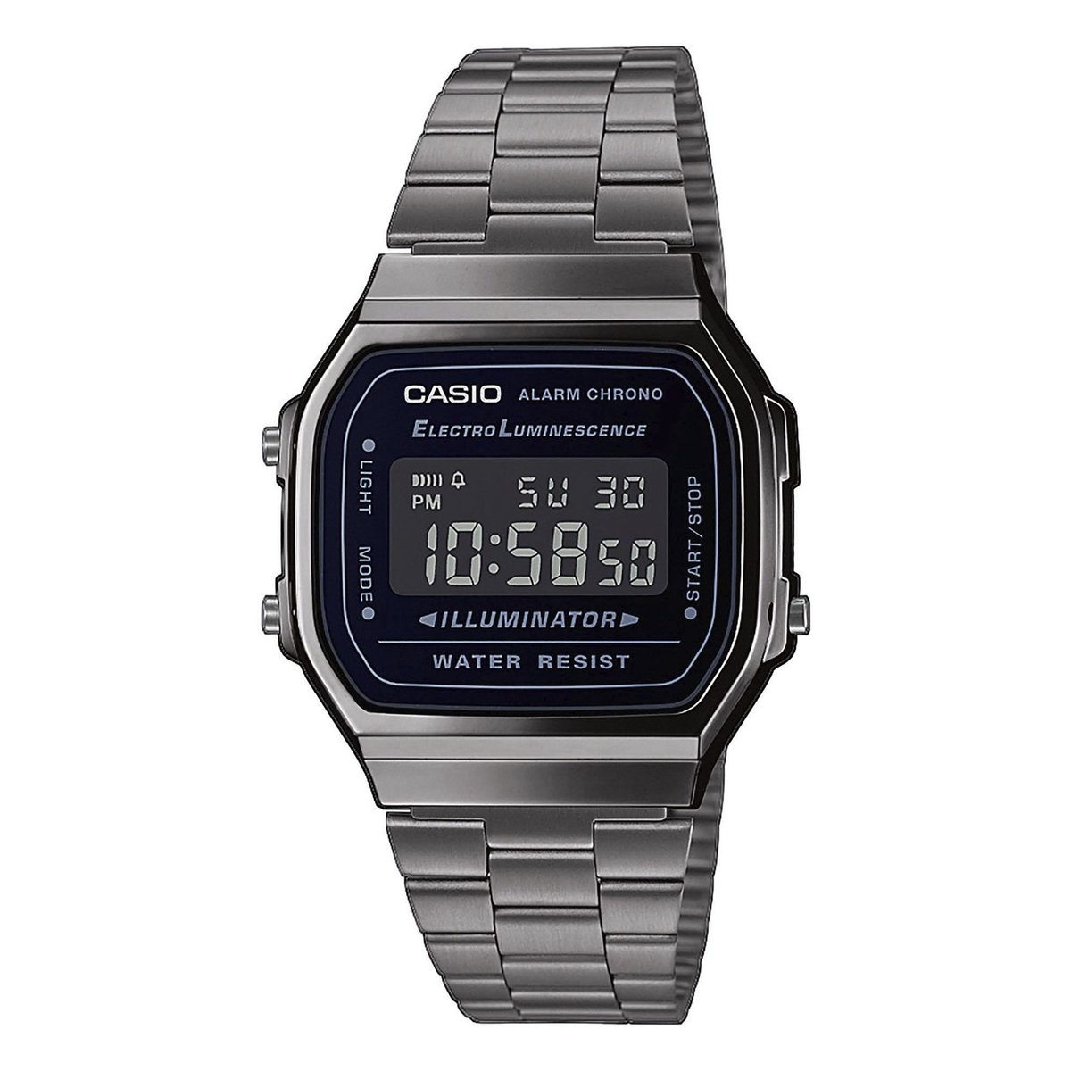 Casio Vintage Iconic A168WEGG-1BEF Unisex Horloge 39 mm - Grijs
